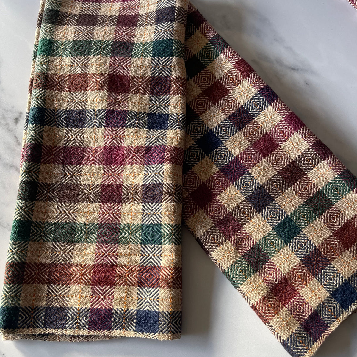 Autumn Harvest Handwoven 100% Cotton Kitchen Towels