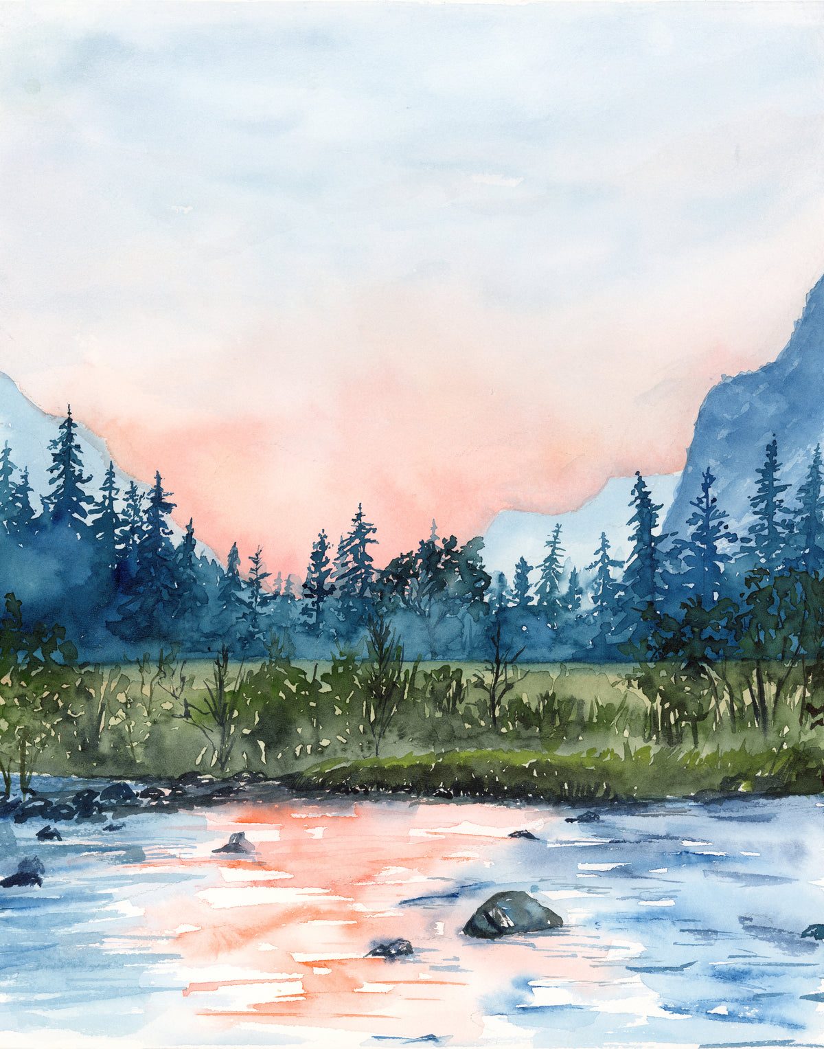 3 Panel Set - Yosemite Valley