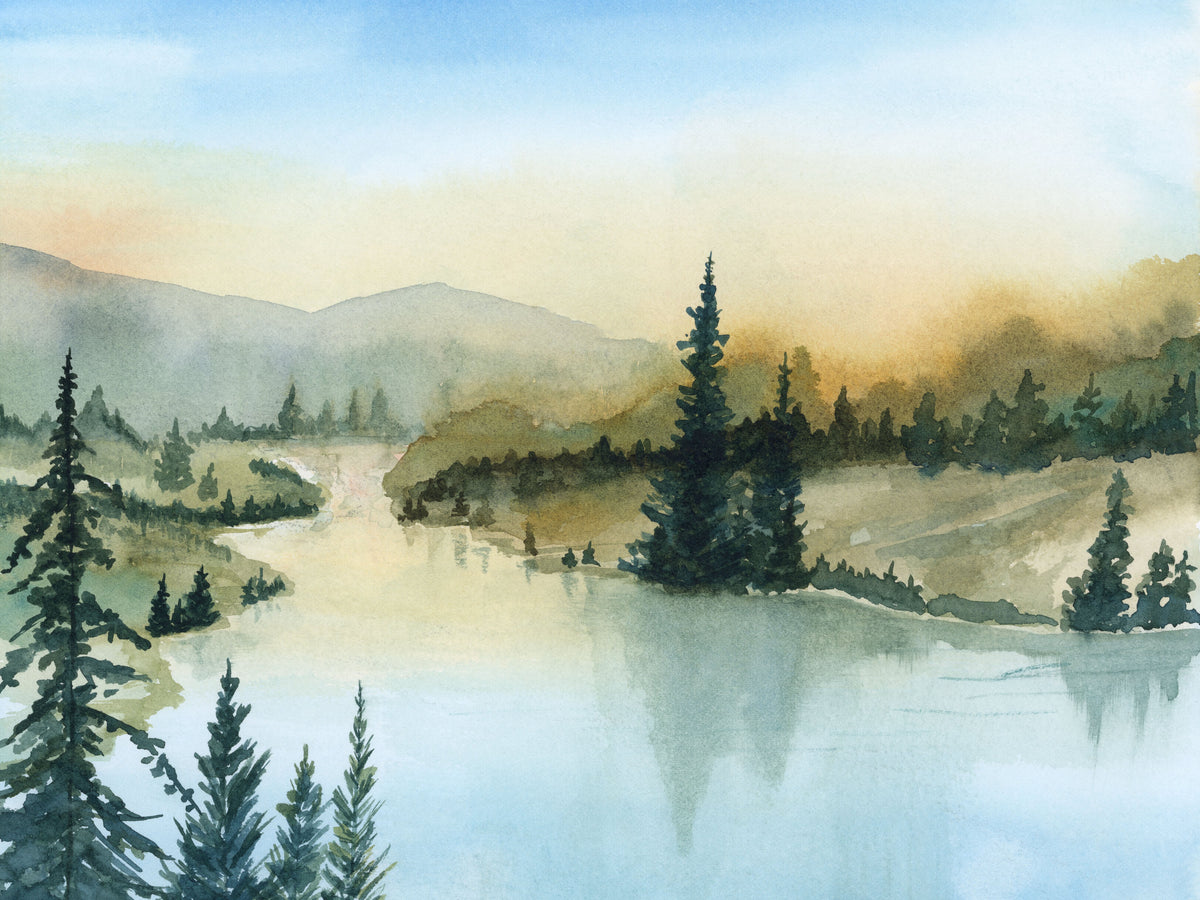 "Quiet of Dawn" Soft Lake