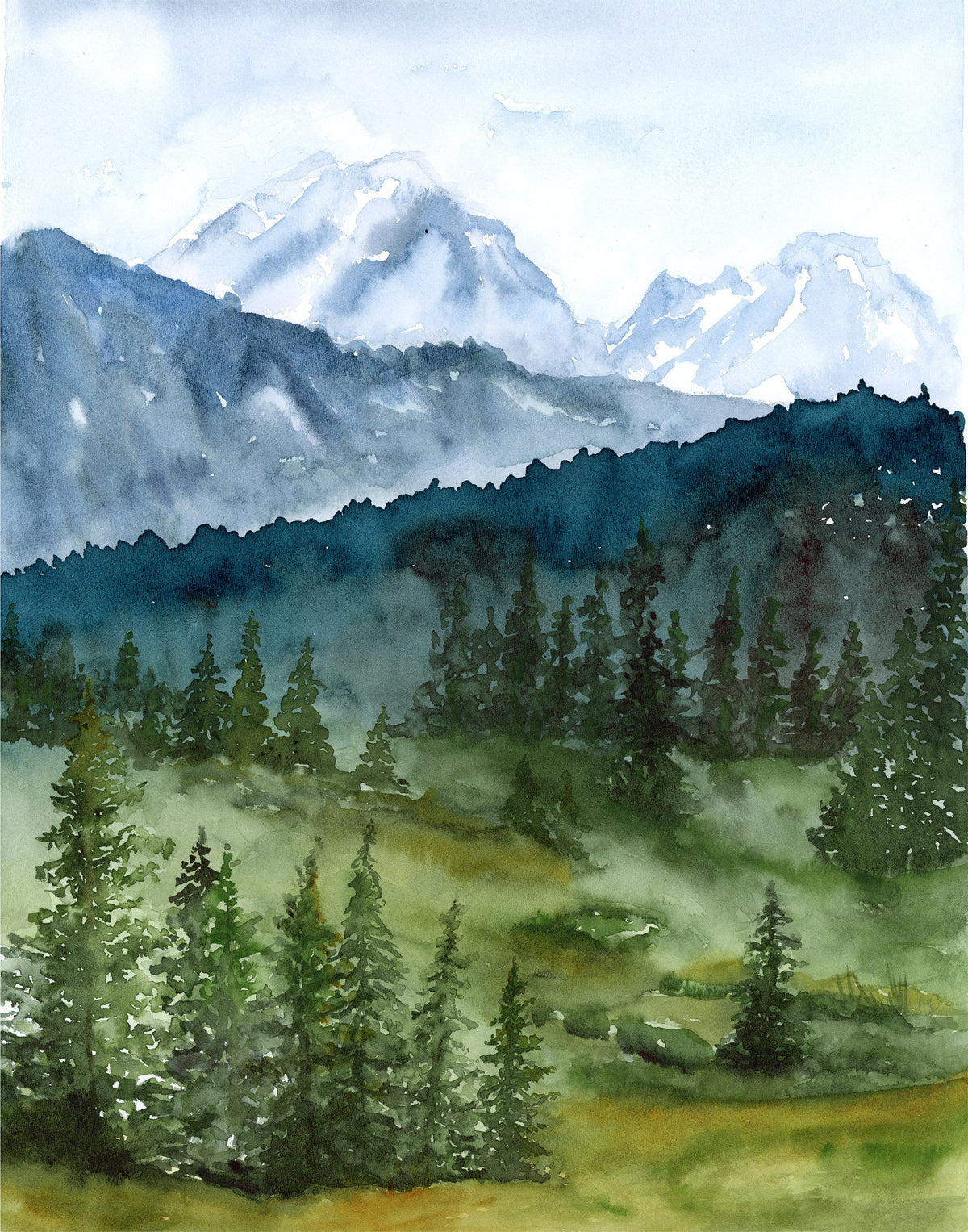 Rolling Summer Mountain Hills